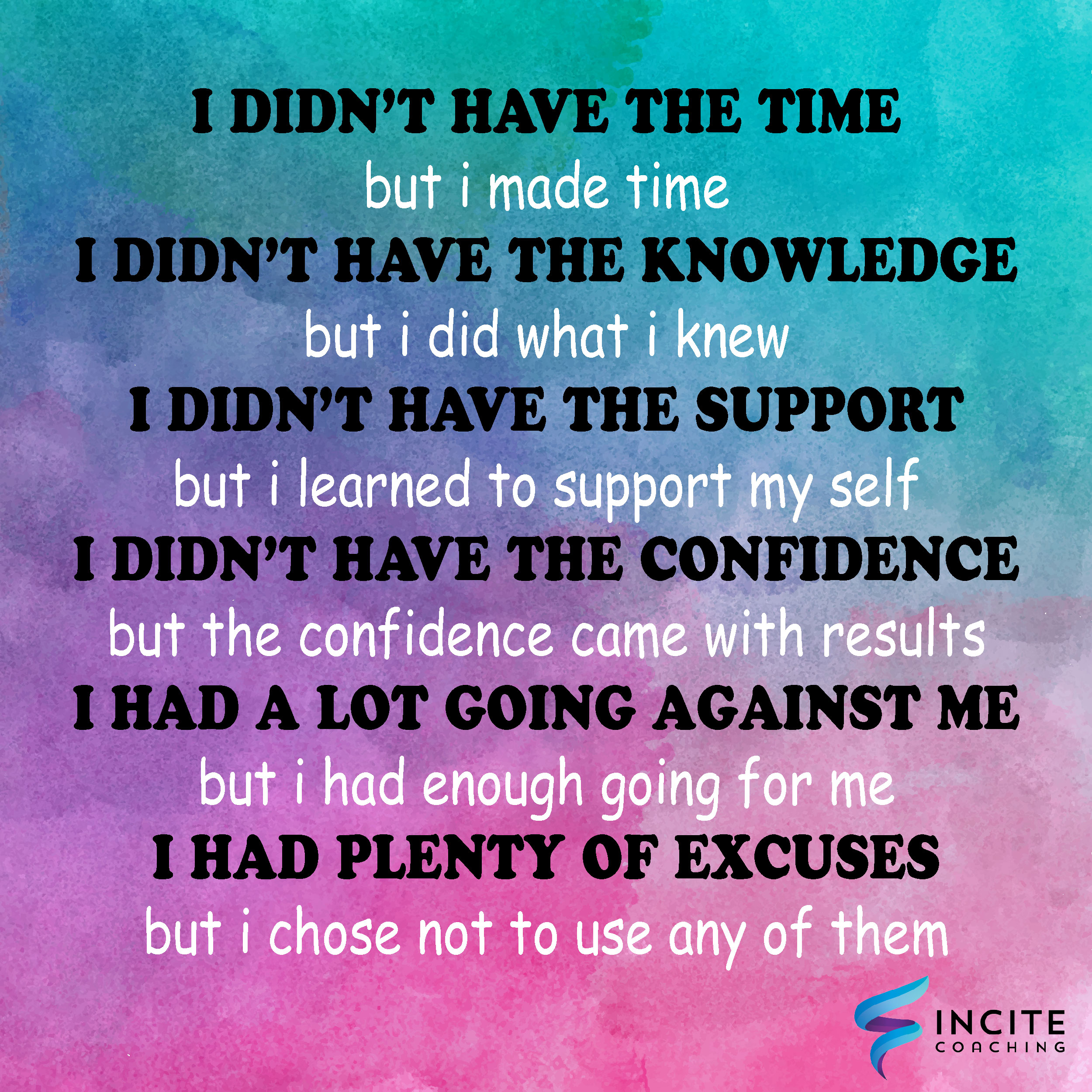 Don’t Make Excuses. Make A Commitment To You!